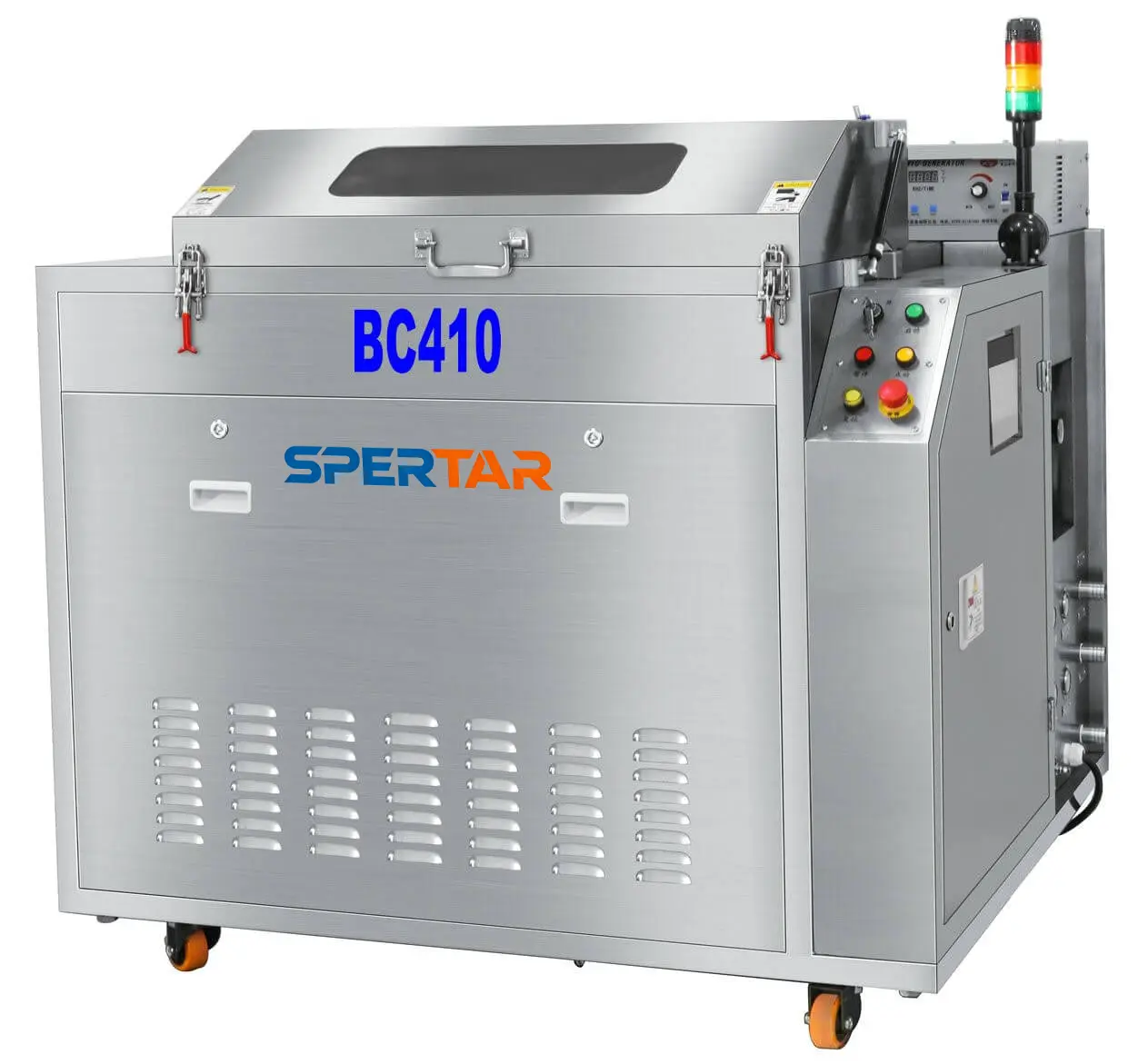 BC410 automatic squeegee cleaning machine for SMT solder paste squeegee residue removal