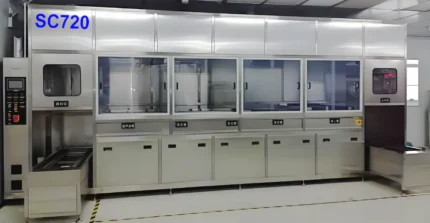 SC720 IGBT inline ultrasonic cleaning machine