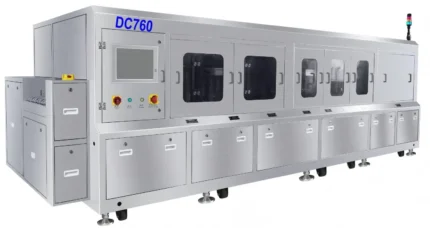 DC760 SMT Magazine Inline Cleaning Machine | PCB Magazine Cleaner