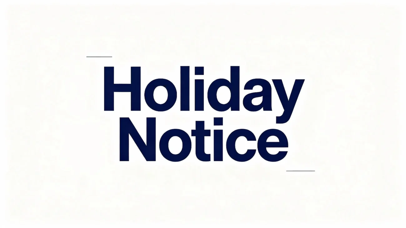ACTSPRAY holiday notice for the 2026 Mid-Autumn Festival and National Day holidays. Please note our holiday schedules from September 20–25 and October 1–7, 2026.