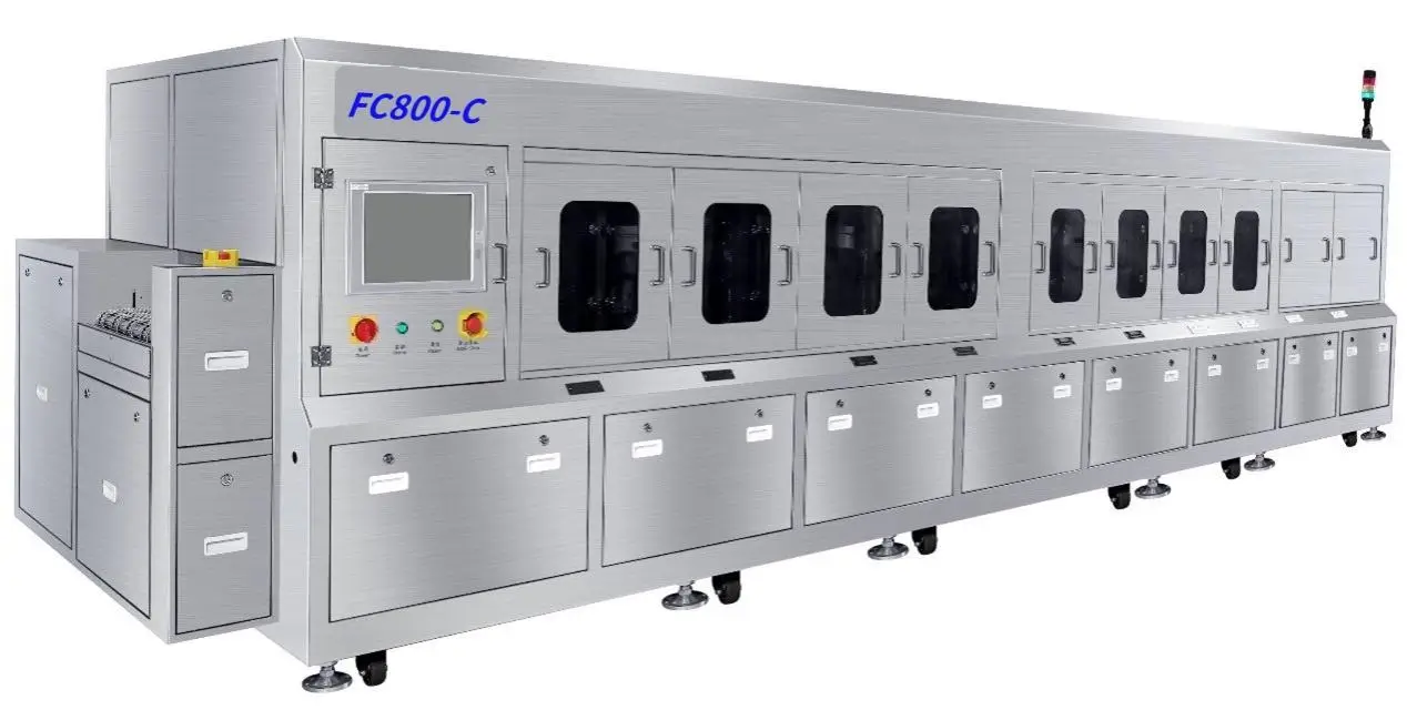 FC800-C PLP Inline Cleaning System PLP Panel Flux Cleaning Machine FC800-C PLP Inline Cleaning System PLP Panel Flux Cleaning Machine