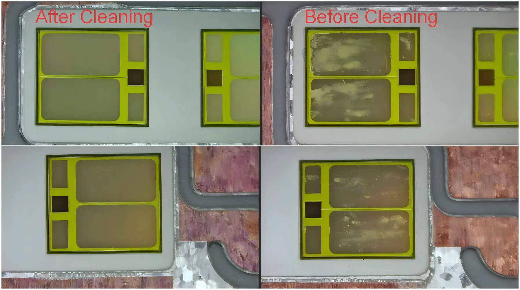 IGBT cleaning before wire bonding